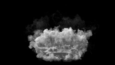 Large smoke topview loop Stock Footage 339860969
