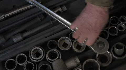 Large Socket Kit Stockbeeldmateriaal 62214868