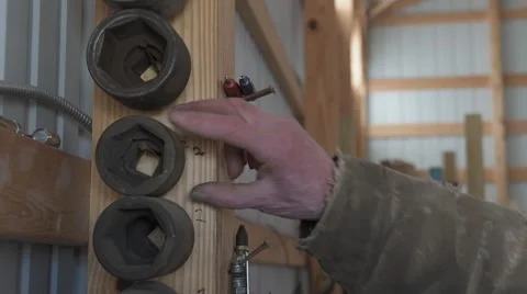 Large Socket Selection Stock Footage 62213174