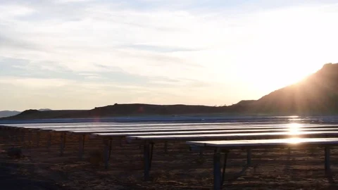 Large solar energy panel Stock Footage 84745281