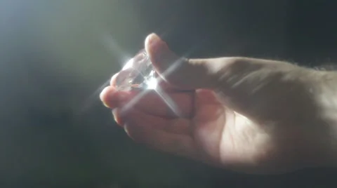 Large sparkly diamond Stock Footage