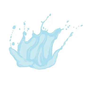 Large splash of spilled liquid on the surface33 Stock Illustration