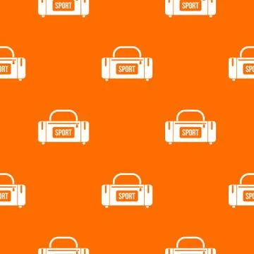 Large sports bag pattern seamless 库存插图