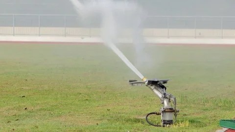 Large sprinkler. Stock Footage 85243521