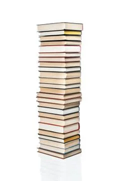 Large stack of books Stock Photos