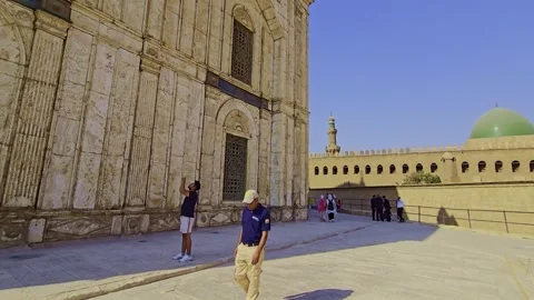 A large stone building Stock Footage 291599811