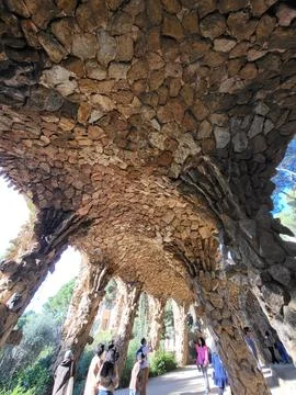 Large stone canopy Stock Photos