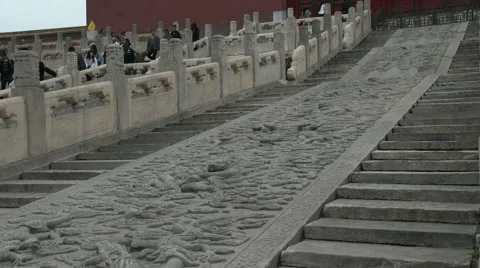 The Large Stone of Forbidden City 2 Stock Footage 44820732