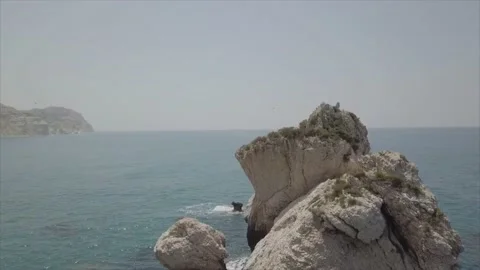 Large stones in the sea. Stock Footage 149108983