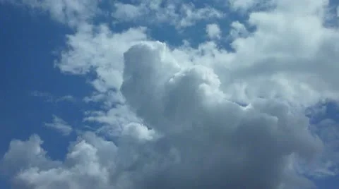 Large Storm Clouds Building Time Lapse Stock Footage 8988689