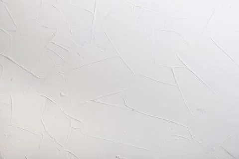 Large strokes of white plaster. The background is made of white plaster with Stock Photos