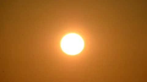 A large sun is in a shot Stock Footage 52752412
