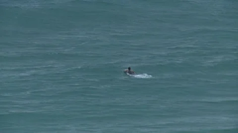 LArge Surf Duckdive Stock Footage 10593642