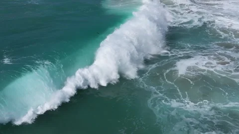 Large Swell Over The Beach In Beach Stock Footage 277747710