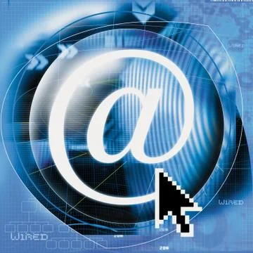 Large at symbol Stock Illustration