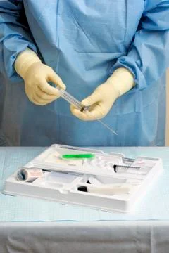 Large syringe Stock Photos