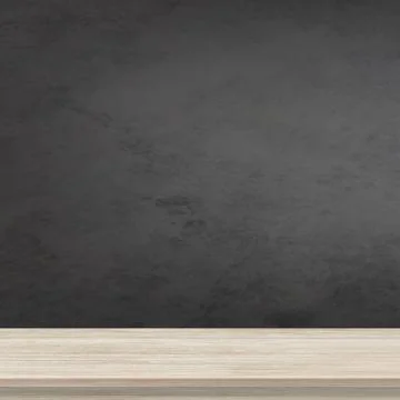 Large table top made of solid light wood, dark background - Vector Large t... Stock Photos