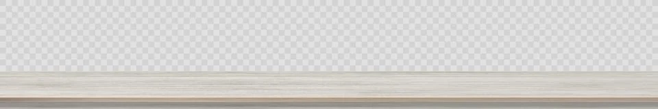 Large table top solid wood texture, transparent background - Vector 스톡 일러스트