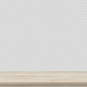 Large table top solid wood texture, transparent background - Vector 스톡 일러스트