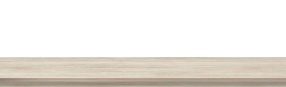 Large table top, solid wood texture, white background - Vector 스톡 일러스트