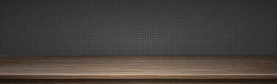 Large table top solid wood texture, transparent background - Vector Stockillustratie