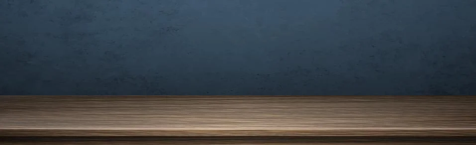 Large table top solid wood texture, transparent background - Vector Illustrazione stock