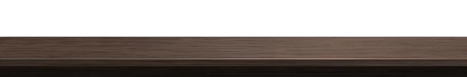 Large table top, solid wood texture, white background - Vector イラスト素材