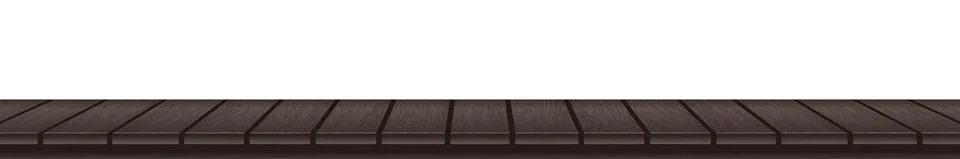 Large table top, solid wood texture, white background - Vector Stock Illustration