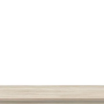 Large table top, solid wood texture, white background - Vector Large table... Stock Photos