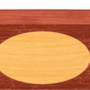 Large table top, wooden texture from boards, white background - Vector illu.. Stock Illustration