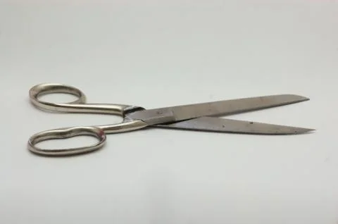 Large tailor scissors Stock Photos