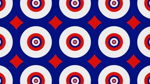 Large Target Pattern Loop Stock Footage 79813857