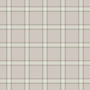 Large tartan check texture, doodle fabric seamless background. Stitch patte.. Stock Illustration