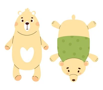 Large teddy bear plush toy. Soft large anti-stress cuddly oversized pillow .. Stock Illustration