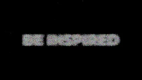 Large Text BE INSPIRED Created with Many Small Dots Grouping to Form Words on Stock Footage 308737700