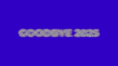 Large Text GOODBYE 2025 Created with Many Small Dots Grouping to Form Words on Stock Footage 308738227