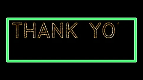 Large Text THANK YOU MOM Created with a Gold Font and Surrounded by a Rectangle Stock Footage 307269553