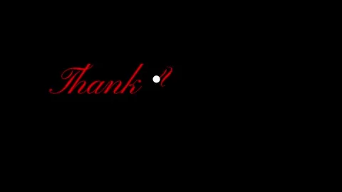 Large Text THANK YOU MOM Written One Letter at a Time by a White Dot Leaving a Stock Footage 307269619
