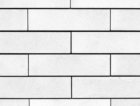 Large texture of the bricks. Background. Black and white image. Stock Photos