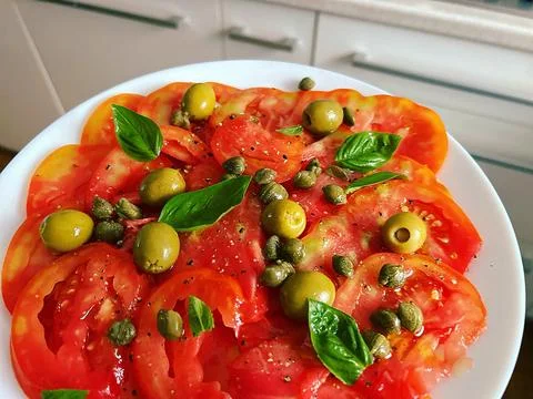 Large tomatoes Stock Photos