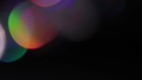 Large, top side, Bokeh, Colorful,Left side,  Light Vídeo Stock 319376453