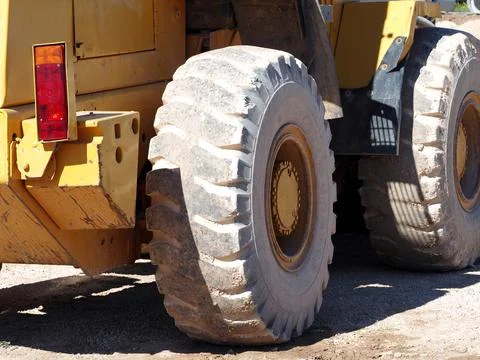 Large tractor wheels Stock-Fotos