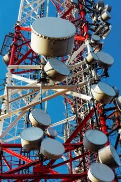 Large transmission tower Foto stock