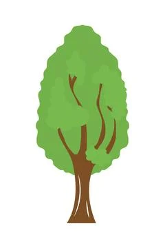 Large tree icon Stock Illustration