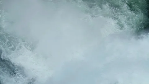 Large upper yellowstone falls at Yellowstone National Park Video stock 95705145