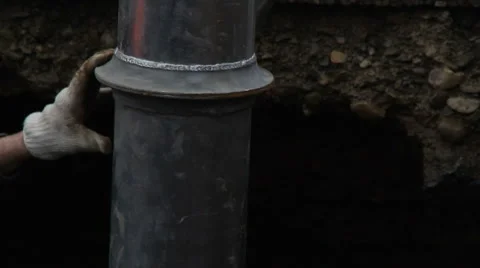 Large vacumn pipe  Stock Footage 995844