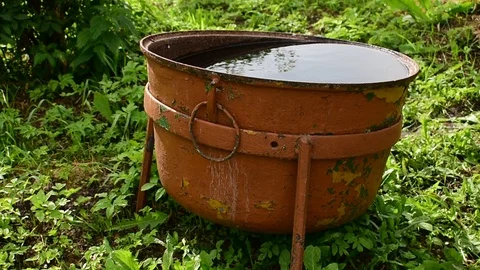 Large vat of water Stock Footage 116662858