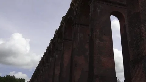 Large Viaduct close up Video stock 136063270