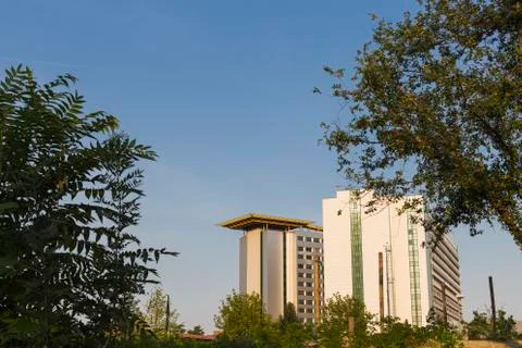 Large view of big buildings Foto stock