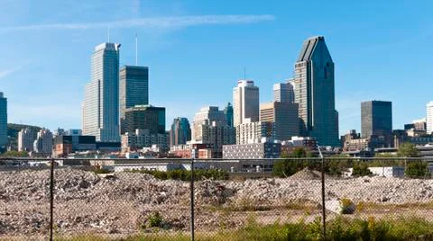 Large view on a city Stock Photos